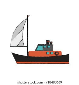 ship with sails icon image