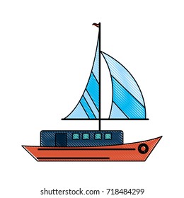 ship with sails icon image