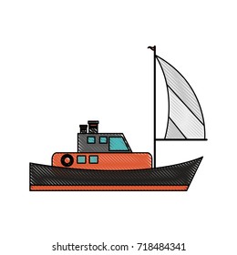ship with sails icon image