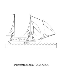 ship with sails icon image 