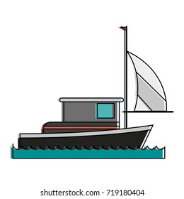 ship with sails icon image 