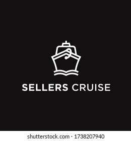 ship selling logo. boat logo