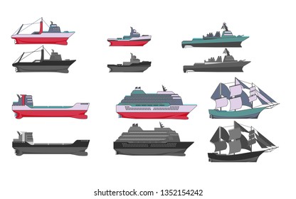 ship set vector