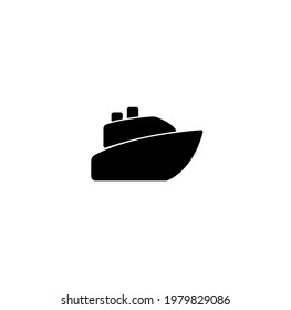 Ilustración de vectores de icono simple de envío