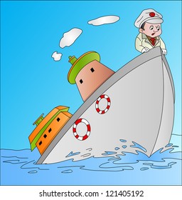 Boat Sinking Stock Vectors, Images & Vector Art | Shutterstock