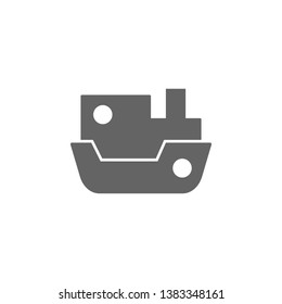 Ship, steamboat, steamship, vessel icon. Element of simple transport icon. Premium quality graphic design icon. Signs and symbols collection icon for websites