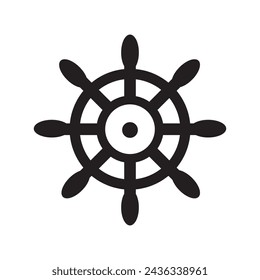 ship steering icon vector illustration design template