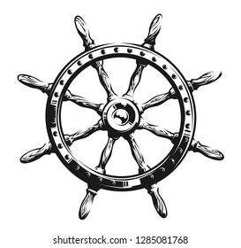 Ship Steering Wheel