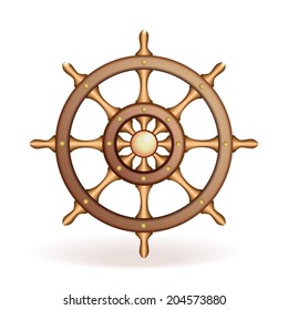 ship steering wheel 