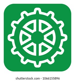 ship steering wheel icon
