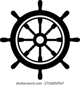 Schiffslenkrad, Symbol für Schiffsrad