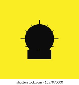 ship steering wheel icon vector