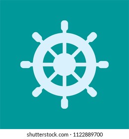 ship steering wheel vector drawing