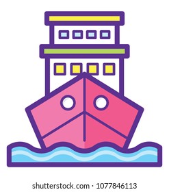 
Ship symbolising sea freight
