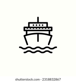 barco, barco cisterna, logística, icono de carga, icono aislado en el fondo de la luz, perfecto para sitio web, blog, logotipo, diseño gráfico, medios sociales, interfaz de usuario, aplicación móvil