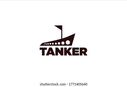 Ship tanker Logo Vector Templates