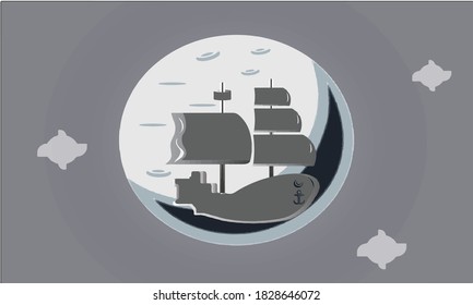 ship tanker shipping logo vector