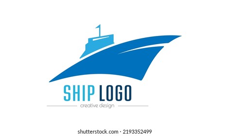 Ship Template Logo Sticker Stickers Labels Stock Vector (Royalty Free ...