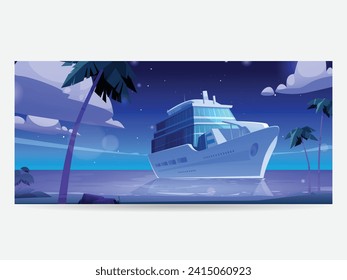 Ship vector design nature arts Background 