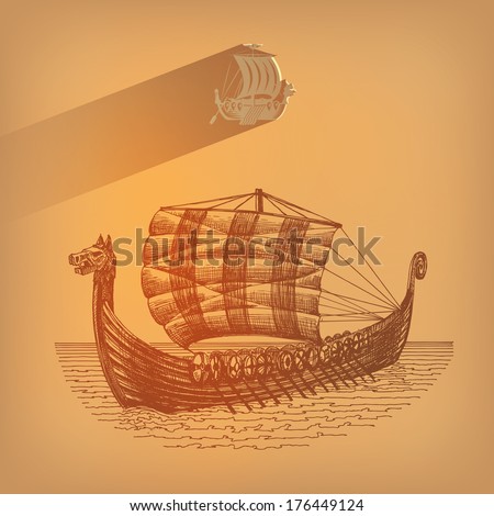 Ship. Vector format