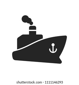 Ship vector icon