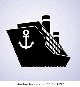 ship vector icon