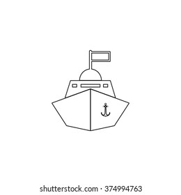 Ship  - vector icon
