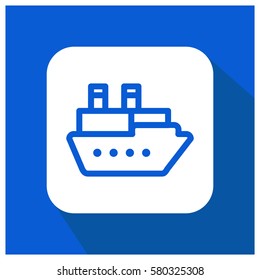 Ship vector icon