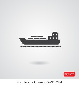 ship vector  icon