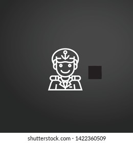 Ship vector icon. Ship concept stroke symbol design. Thin graphic elements vector illustration, outline pattern for your web site design, logo, UI. EPS 10.