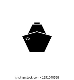 ship vector icon. ship sign on white background. ship icon for web and app