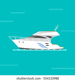 Ship vector illustration.