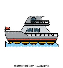 ship vector illustration