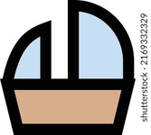 ship  Vector illustration on a transparent background.Premium quality symmbols.Stroke vector icons for concept and graphic design.