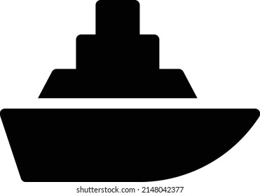 ship Vector illustration on a transparent background. Premium quality symbols. Glyphs  vector icon for concept and graphic design.