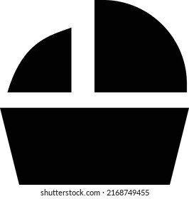 Vektorgrafik auf transparentem Hintergrund. Hochwertige Symbole. Glyphen Vektorsymbole für Konzept und Grafikdesign. 
