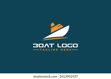 Ship vector logo boat vector logo for Business Identity