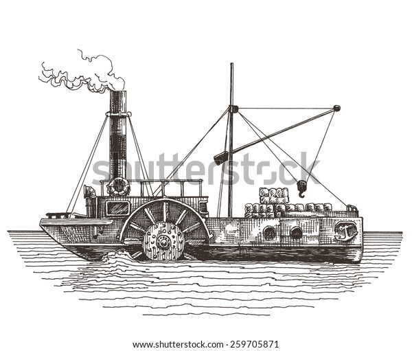 ship vector logo design template. steamboat or\
steamship icon.
