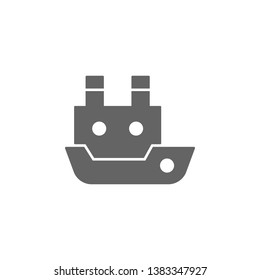 ship, vessel icon. Element of simple transport icon. Premium quality graphic design icon. Signs and symbols collection icon for websites