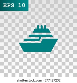 ship, web icon. vector design