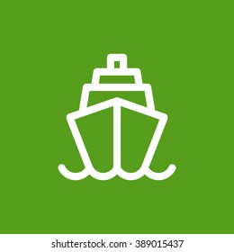 ship, web icon. vector design