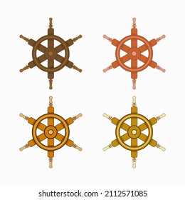 ship wheel collection set template