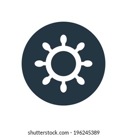 ship wheel icon