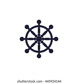 ship wheel icon