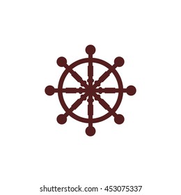 ship wheel icon