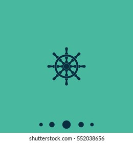 Ship wheel illustration.