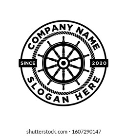 Ship Wheel Logo can be used for company, icon, and others.