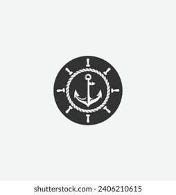 Ship Wheel Logo Vector Art, Icons for Free Download