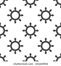 ship wheel, vector seamless pattern, Editable can be used for web page backgrounds, pattern fills  