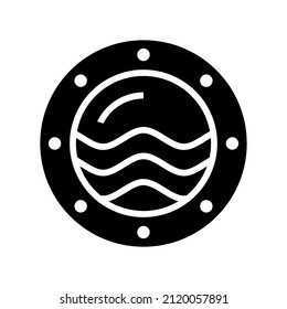 Ship Window icon isolated on white background
